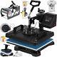 5 In 1 Combo Heat Press Transfer Sublimation T-shirt+jigsaw Puzzle+plate 15x12