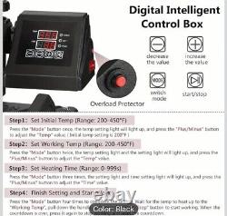 5 in 1 Heat Press Machine 12x15 inch 360-Degree Swing Away Digital T Shirt Press