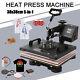 5 In 1 Heat Press Machine Digital Sublimation For Tumbler T Shirt Mug 15x15 Inch