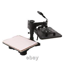 5 in 1 Heat Press Machine Digital Transfer Sublimation T-Shirt Mug Hat Cap Plate