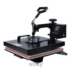 5 in 1 Heat Press Machine Digital Transfer Sublimation T-Shirt /Mug/Plate Hat