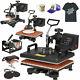 5 In 1 Heat Press Machine For T-shirts 12x15 Combo Kit Sublimation Swing Away