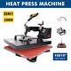 5 In 1 Heat Press Machine Swing Away T-shirt Mug Hat 15x15 Digital Transfer