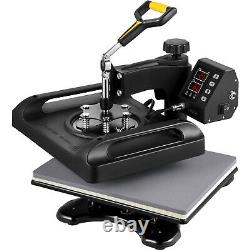 5 in 1 Heat Press Swing Away T-Shirt Mug Hat 12x15 Digital Transfer Machine