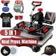 5-in-1 Swing Away Clamshell Printing Sublimation Heat Press Transfer T-shirts Us