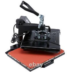 5-in-1 T Shirt Heat Press Machine 12x15 in Heat Pad for Shirts Cups Plates More