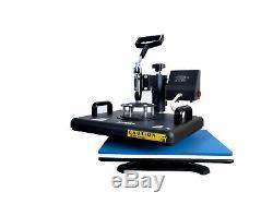 5in1 Combo Heat Press Machine Swing Away Digital Sublimation for T-shirt Mug Hat