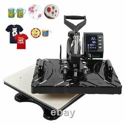 5in1 Heat Press Machine Digital Transfer Sublimation T-Shirt Hat Printer Kit