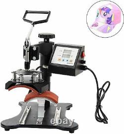 5in1 Heat Press Machine Digital Transfer Sublimation T-shirt Printer(EU Plug)