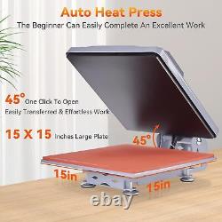 5x15 Smart Heat Press Machine Auto Release, T Shirts Auto Heat Press Machine