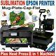 6 In1 Heat Press Transfer 12x15 Plate T-shirt Hat Mug Printer Sublimation Kit