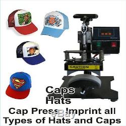 6 in1 HEAT PRESS TRANSFER 15X15 PLATE T-SHIRT HAT MUG PRINTER SUBLIMATION KIT