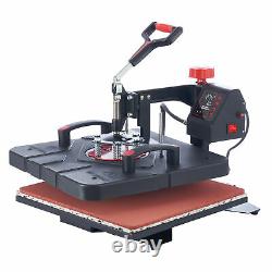 8IN1 Combo Heat Press Machine 15x15 Sublimation Transfer T-Shirt Preenex