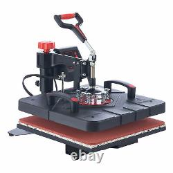 8IN1 Combo Heat Press Machine 15x15 Sublimation Transfer T-Shirt Preenex