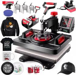 8IN1 Heat Press Machine 12x15 Swing Away Sublimation Transfer Digital T-Shirt