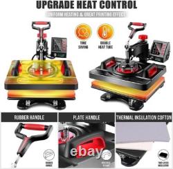 8IN1 Heat Press Machine 12x15 Swing Away Sublimation Transfer Digital T-Shirt