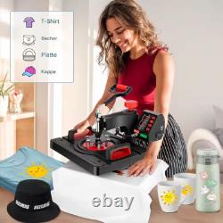 8IN1 Heat Press Machine 12x15 Swing Away Sublimation Transfer Digital T-Shirt