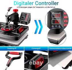 8IN1 Heat Press Machine 12x15 Swing Away Sublimation Transfer Digital T-Shirt