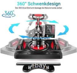 8IN1 Heat Press Machine 12x15 Swing Away Sublimation Transfer Digital T-Shirt