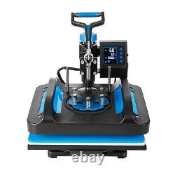 8IN1 Heat Press Machine 15x15 Transfer Sublimation T-Shirt Mug Plate Hat