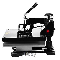 8 IN 1 15X15 Heat Press Machine Digital Transfer For T-Shirt Mug Hat Plate Cap