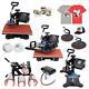 8 In 1 Swing-away Heat Press Machine Sublimation T-shirt Mug Cap Hat Cup Plate