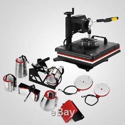 8 In 1 T-Shirt Mug/Plate Sublimation Heat Press Transfer Machine DIY Printer