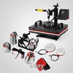 8 In 1 T-Shirt Mug/Plate Sublimation Heat Press Transfer Machine DIY Printer