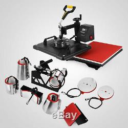 8 In 1 T-Shirt Mug/Plate Sublimation Heat Press Transfer Machine DIY Printer