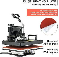 8 in1 Heat Press 12x15 T-shirt Mug Plate Hat Transfer Sublimation Machine