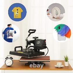 8 in1 Heat Press 12x15 T-shirt Mug Plate Hat Transfer Sublimation Machine