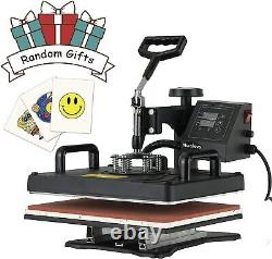 8 in1 Heat Press 12x15 T-shirt Mug Plate Hat Transfer Sublimation Machine