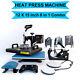 8 In1 Heat Press Machine Combo Digital Transfer Printing T-shirt Mug Hat 12x15