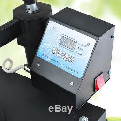 8 in1 Heat Press Machine Digital T-Shirt Mug Hat Plate Cap Transfer Sublimation