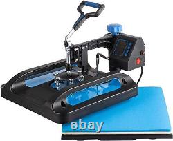 8 in 1 15x12 Heat Press Machine Sublimation Printing For T-Shirt Mug Hat Plate