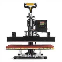 8 in 1 Combo Heat Press Machine For T-Shirts 15x15 Sublimation Swing away