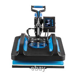 8 in 1 Combo Heat Press Machine Sublimation Transfer for T-Shirt Mug Plate Hat