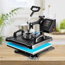 8 in 1 Heat Press Machine 12x15 Digital Transfer T-shirts Mug Hat Plate Cap