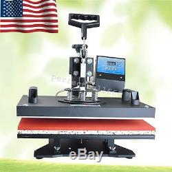 8 in 1 Heat Press Machine Digital T-Shirt Mug Plate Transfer Sublimation USA/CA