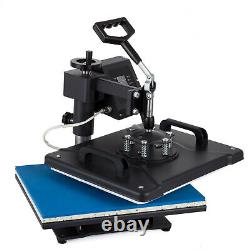 8 in 1 Heat Press Machine Digital Transfer Sublimation T-Shirt Mug Hat Plate Cap