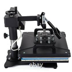 8 in 1 Heat Press Machine Digital Transfer Sublimation T-Shirt Mug Hat Plate Cap