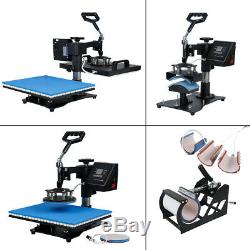 8 in 1 Heat Press Machine Digital Transfer Sublimation T-Shirt With Transfer paper