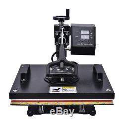 8 in 1 Heat Press Machine For T-Shirt 15 x15 Combo Kit Sublimation Swing AwayR