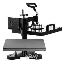 8 in 1 Heat Press Machine For T-Shirts 15x15 Combo Kit Sublimation Swing away