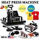 8 In 1 Heat Press Machine For T-shirts Combo Kit Sublimation Swing Away 15x15