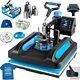 8 In 1 Heat Press Machine Sublimation Printing 15x15 For T-shirt Mug Hat Plate