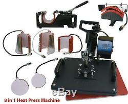 8 in 1 T Shirt Heat Press Machine Digital T-Shirt Transfer Sublimation Machine
