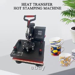 8 in 1 T-Shirt Heat Press Machine Digital Transfer Sublimation Mug Hat Plate Cap