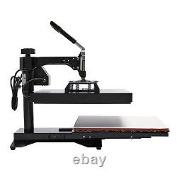 8-in-1 T Shirt Press Professional 360 Swing-Away Heat Press Machine 15x15 Inch