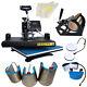 8in1 12x15 Heat Press Machine Sublimation Swing Away For T-shirts Mug Plate Us